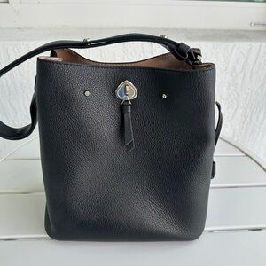 Kate Spade Bucket handbag Black crossbody strap